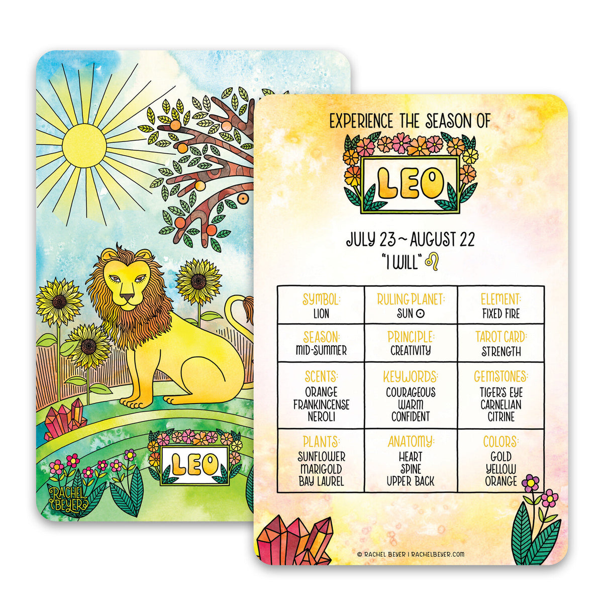 Zodiac Mini Prints | Rachel Beyer