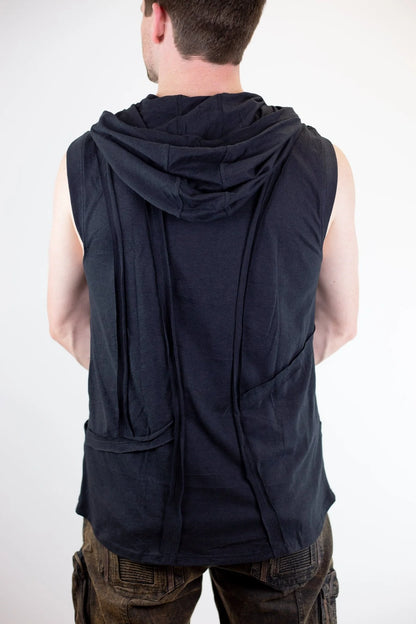 Linear Hooded Tank | Bamboo Blend | Anahata Designs
