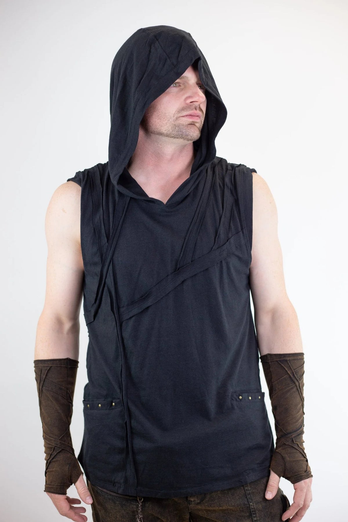 Linear Hooded Tank | Bamboo Blend | Anahata Designs