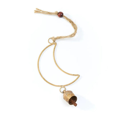 Air Element Moon Bell Wind Chime | Celestial Garden Chime