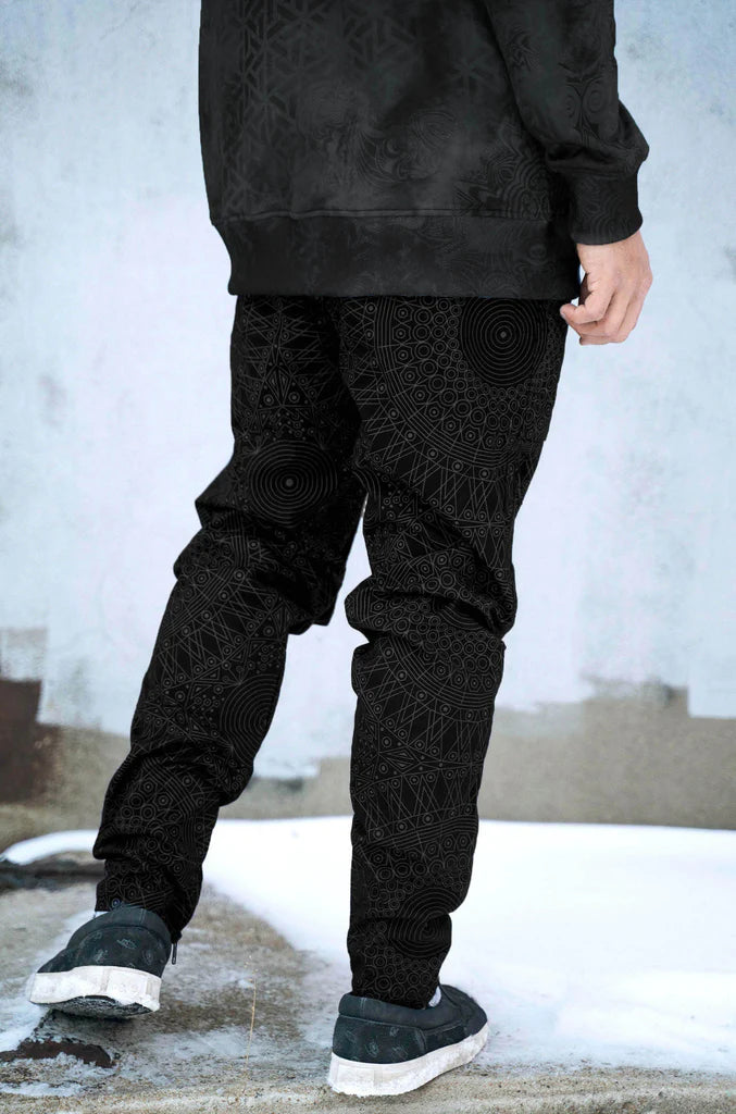 Nomadic Cargo Joggers | Geometric Utility Joggers | Threyda