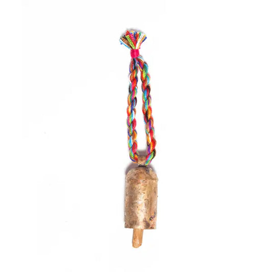 Rainbow Twist Bell Chime | Colorful Artisan Bell Chime