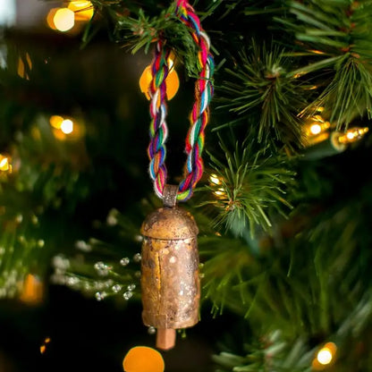 Rainbow Twist Bell Chime | Colorful Artisan Bell Chime