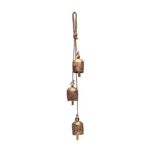 Rustic Bell Wind Chime | Handcrafted Cascading Bell Chime
