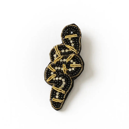 Bala Mani Beaded Snake Brooch Pin | Handmade Fair Trade
