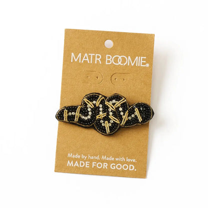 Bala Mani Beaded Snake Brooch Pin | Handmade Fair Trade