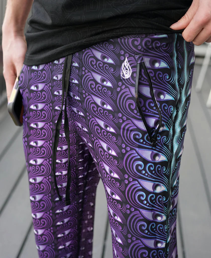 Spectral Stretch Joggers | Performance Artwear Joggers | Threyda