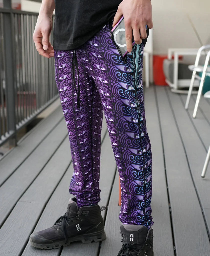 Spectral Stretch Joggers | Performance Artwear Joggers | Threyda