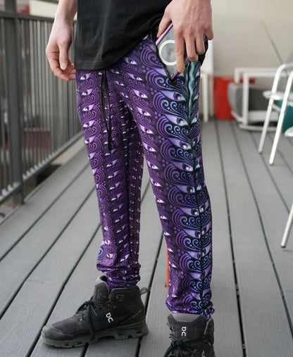 Spectral Stretch Joggers | Performance Artwear Joggers | Threyda