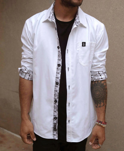 Starlight Lined Button Down Shirt | Streetwear | Threyda