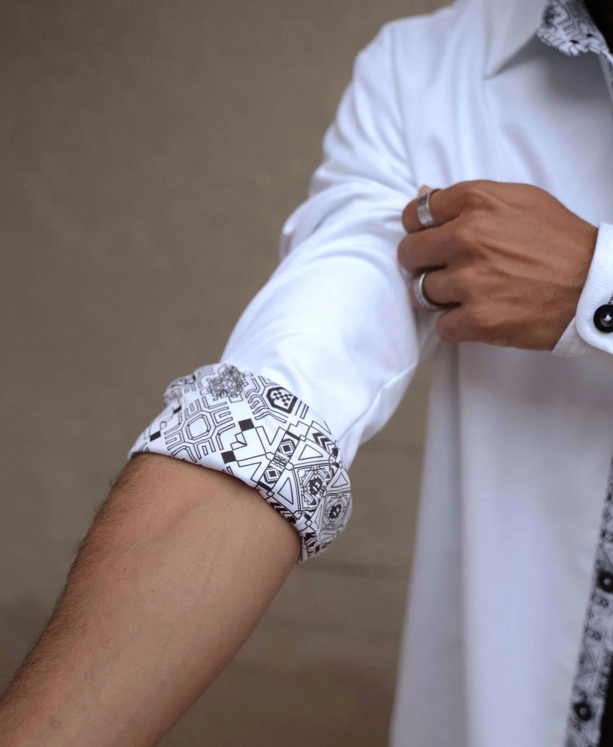 Starlight Lined Button Down Shirt | Streetwear | Threyda