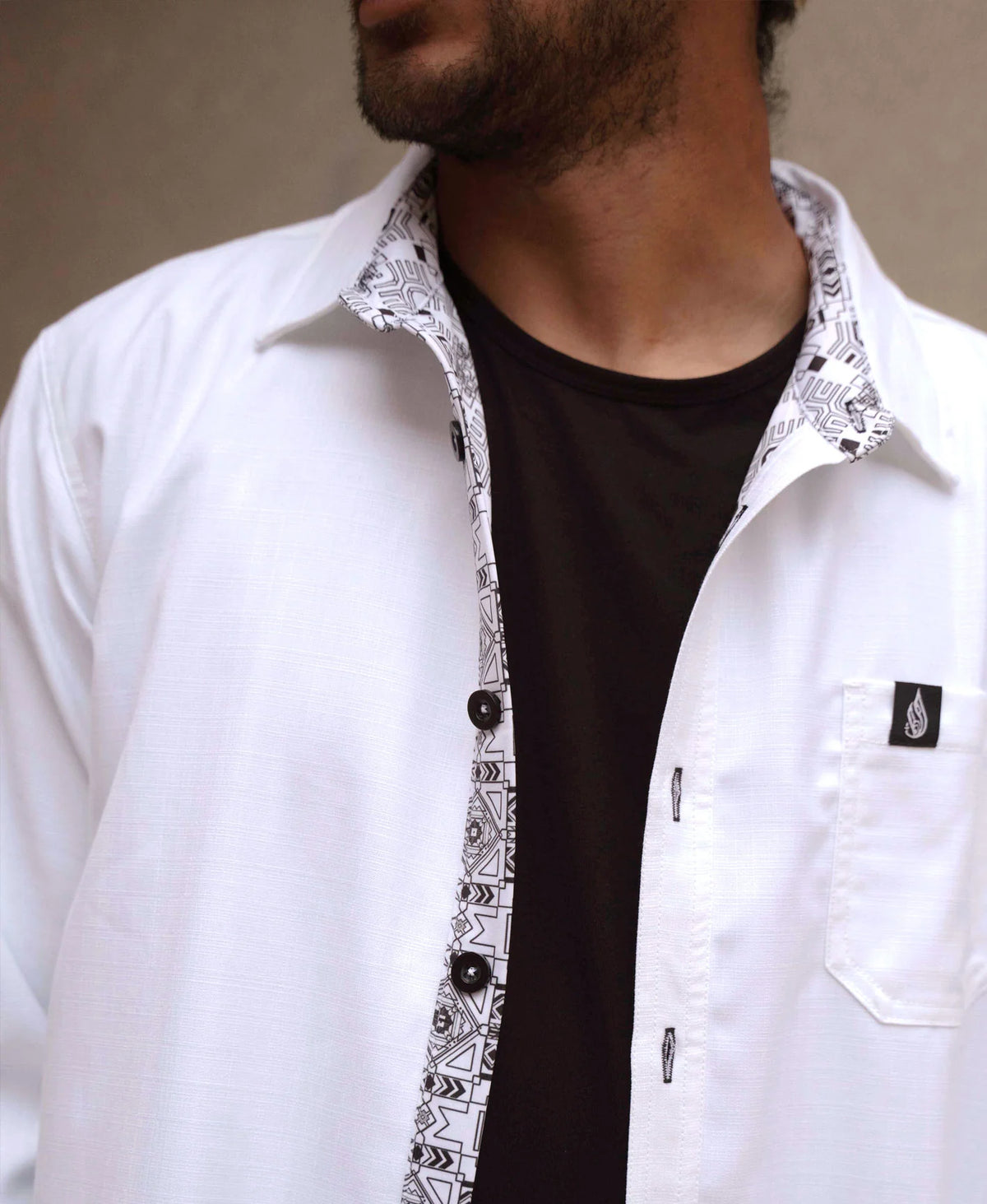 Starlight Lined Button Down Shirt | Streetwear | Threyda