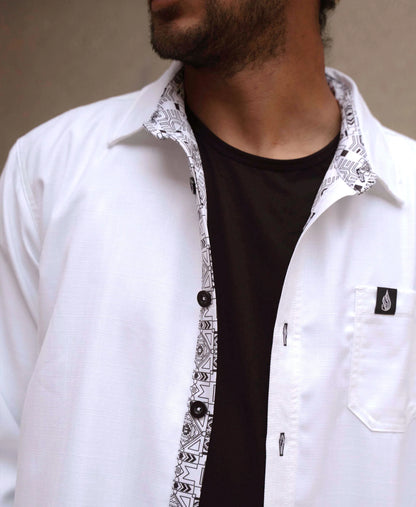 Starlight Lined Button Down Shirt | Streetwear | Threyda