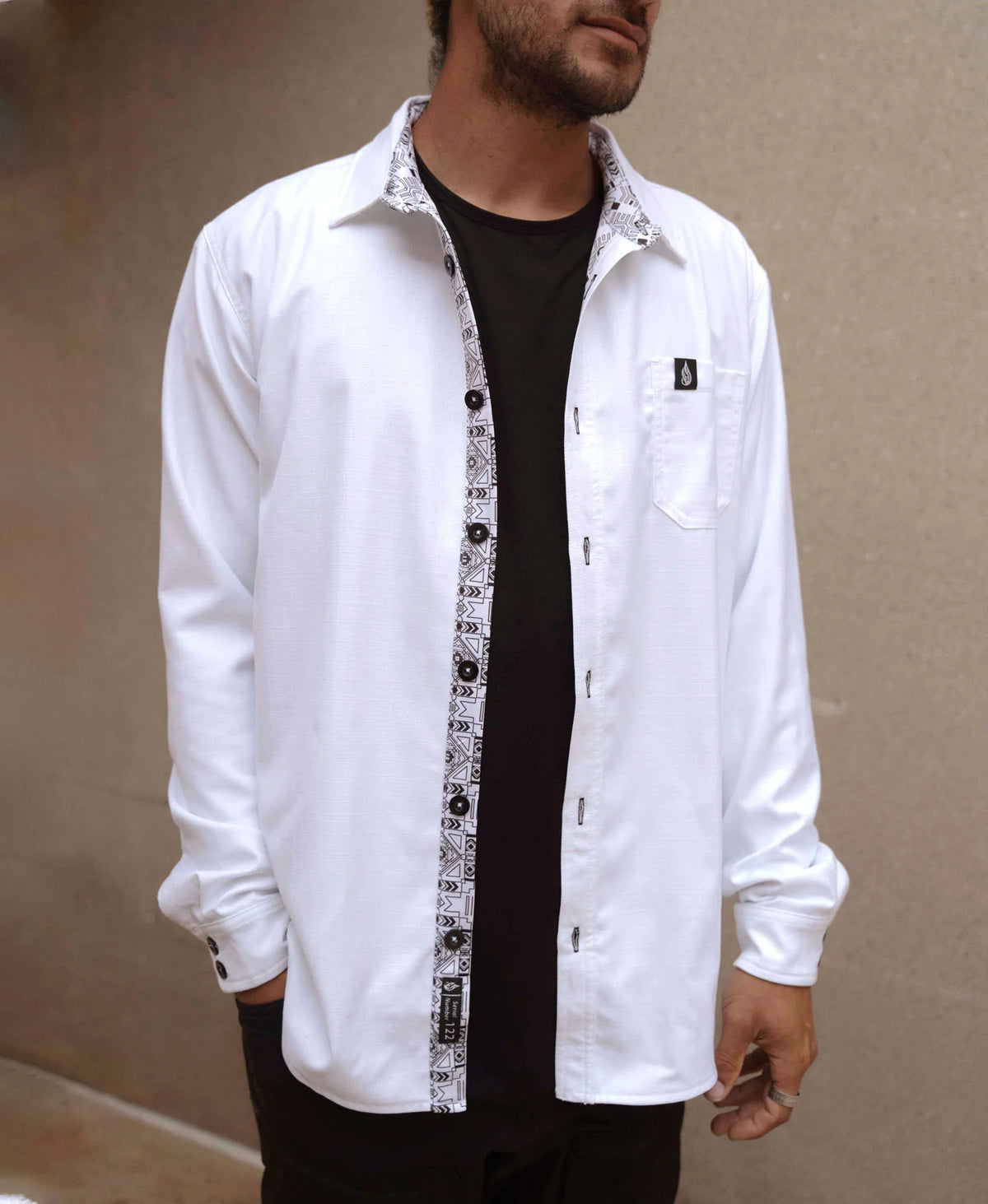 Starlight Lined Button Down Shirt | Streetwear | Threyda