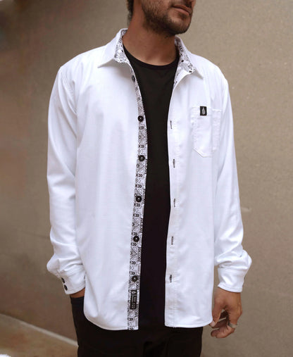 Starlight Lined Button Down Shirt | Streetwear | Threyda
