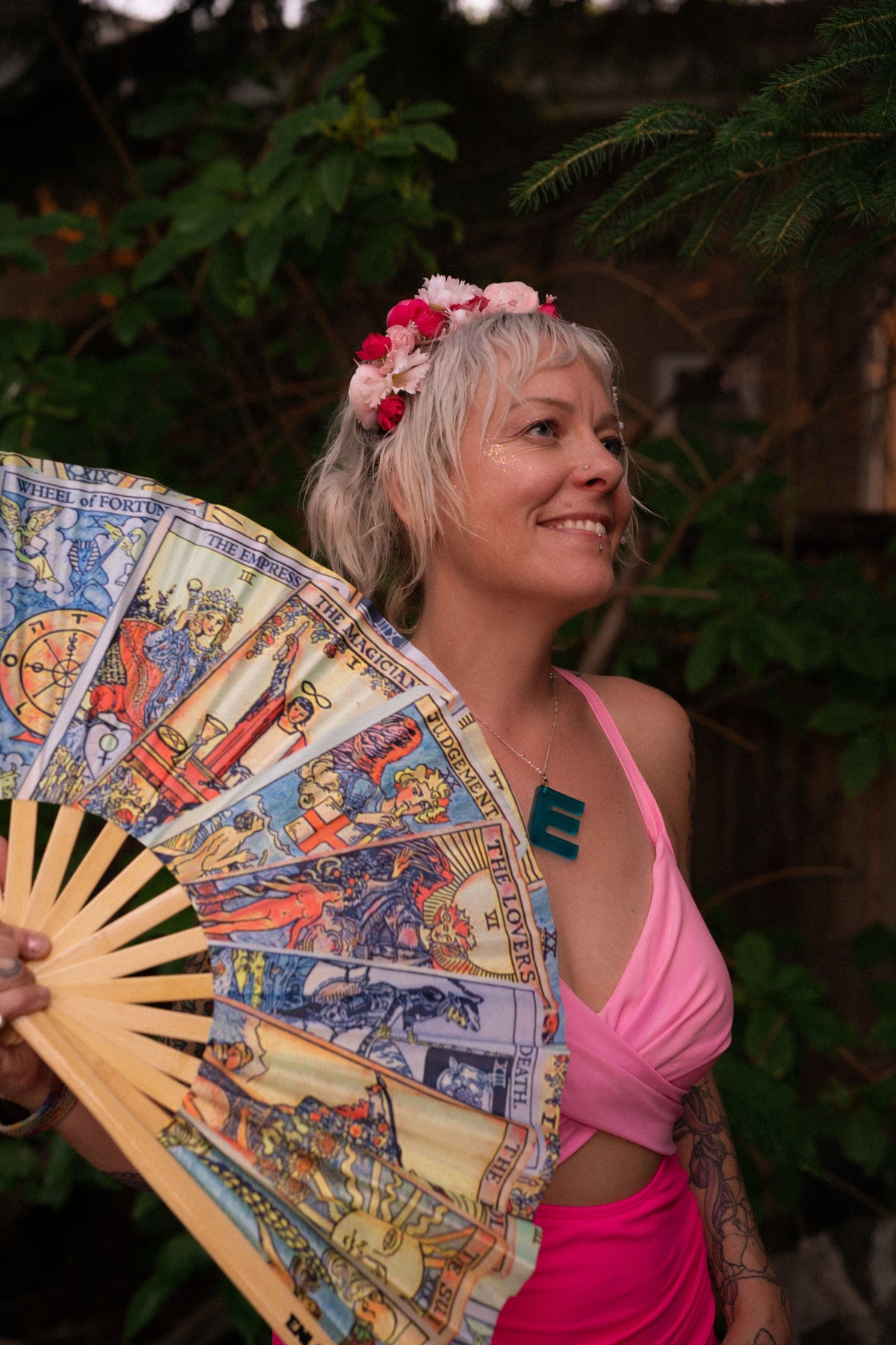 Tarot Card Giant Hand Fan | The Magician Festival Fan