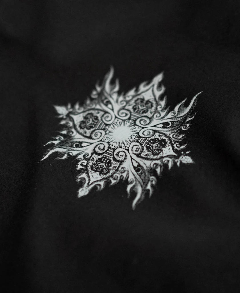 Vajra Being Funnel Neck Bomber Coat | Alex Grey | Threyda