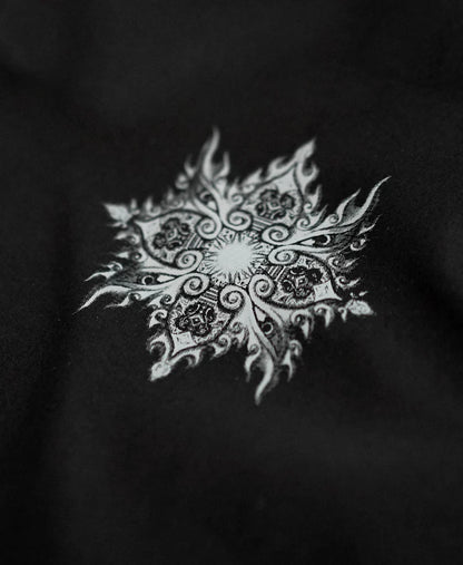 Vajra Being Funnel Neck Bomber Coat | Alex Grey | Threyda