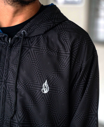 Curandero Reversible Satin Jacket | Luke Brown Art | Threyda
