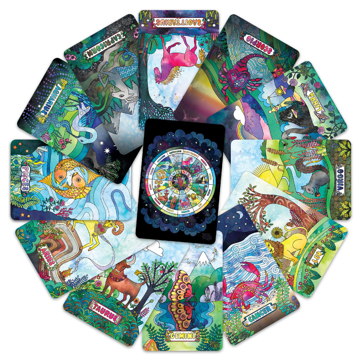 Zodiac Mini Prints | Rachel Beyer